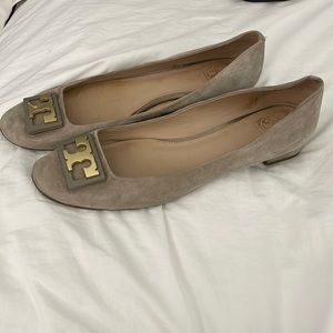 Tory Burch Gigi Suede Block Heel - Size 10.5